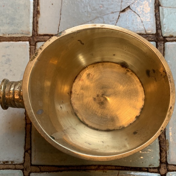 Vintage dragon figural brass miniature coal carrier - Picture 8 of 11